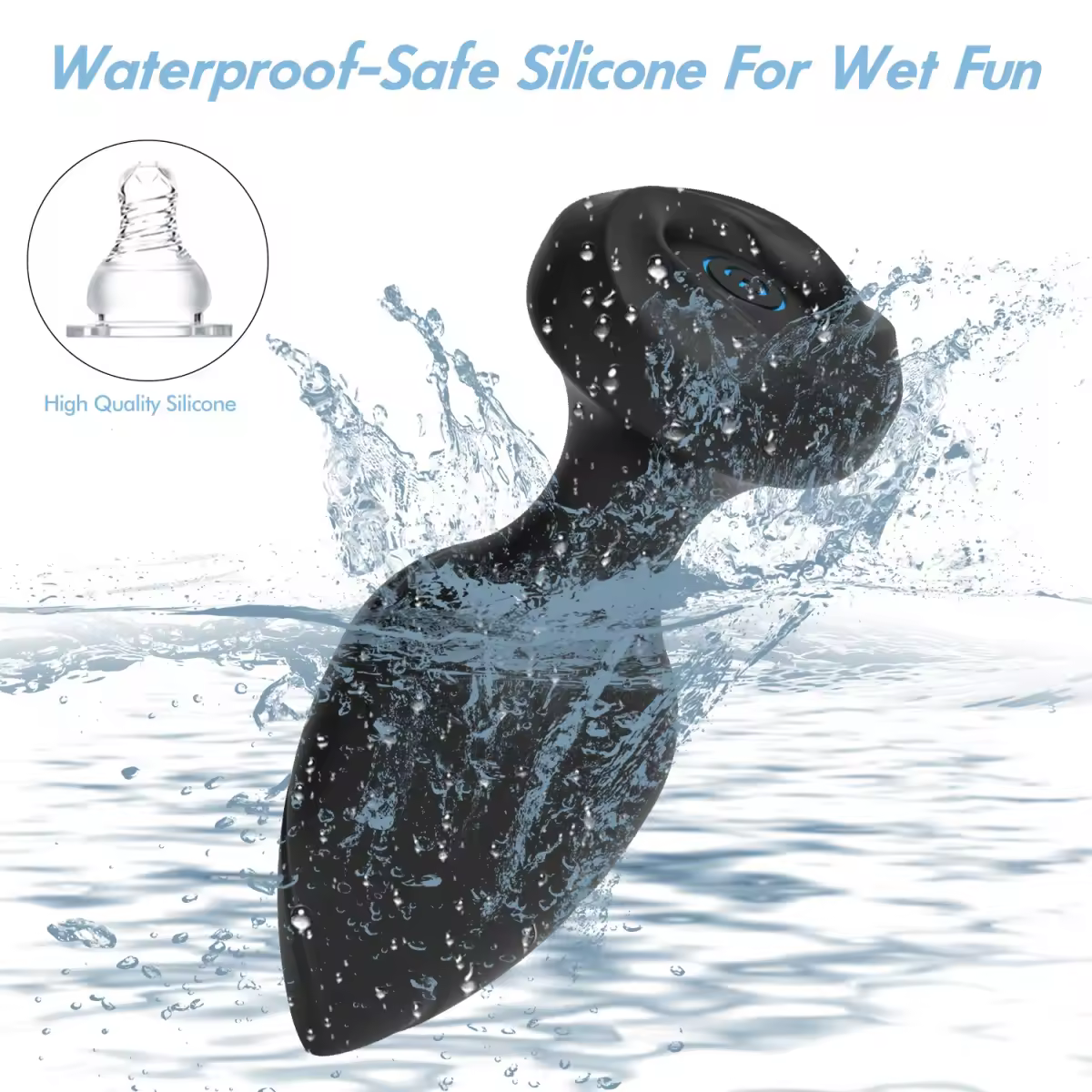 rechargeable vibrating butt plug