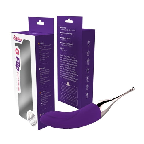 powerful double-sided clitoral massager