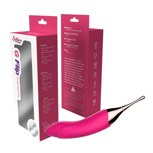 g flip rechargeable clitoral vibrator