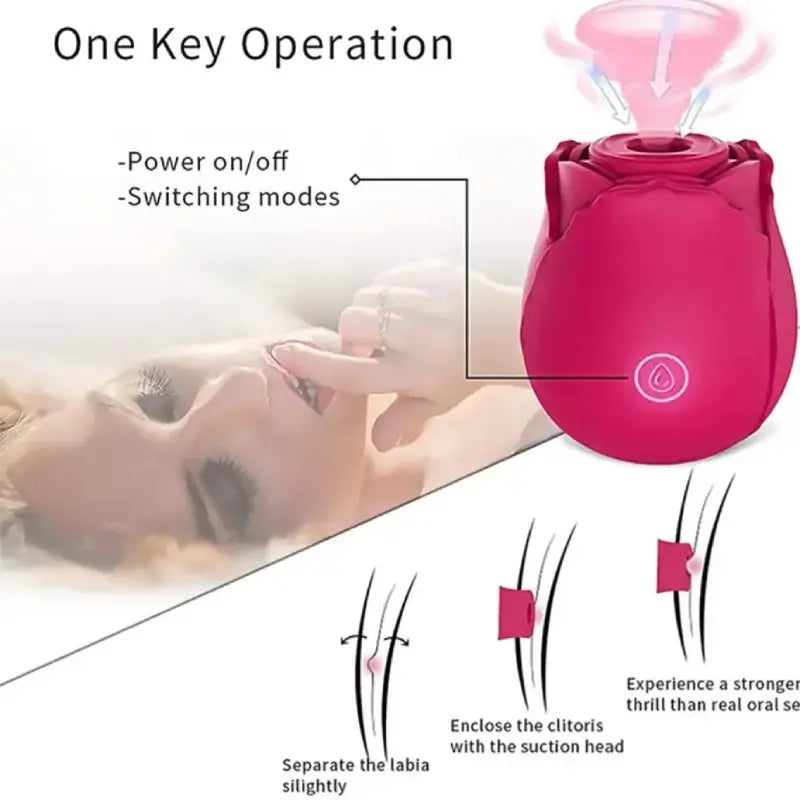 Waterproof Male Sucking Vibrator