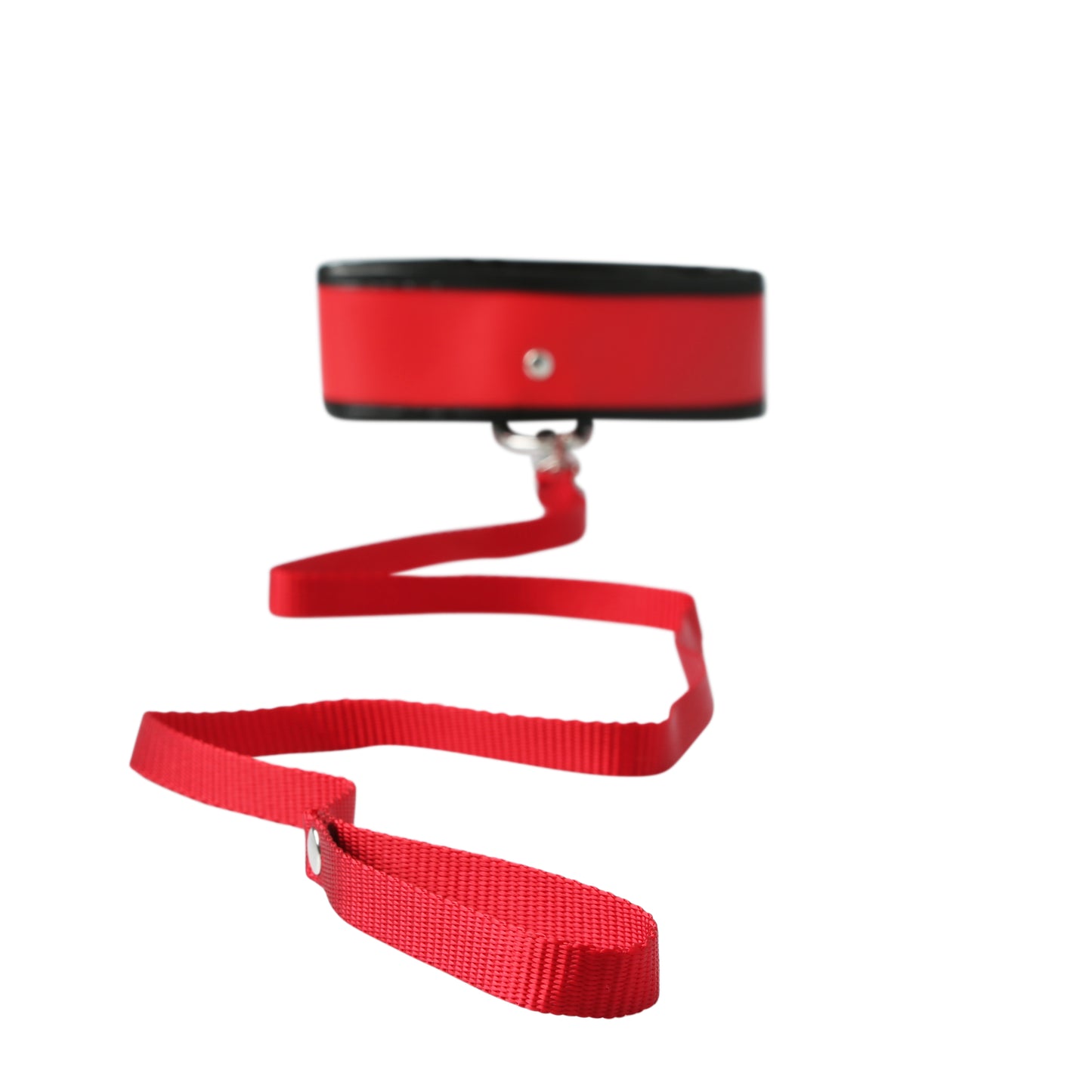 sex and mischief leash and collar - red