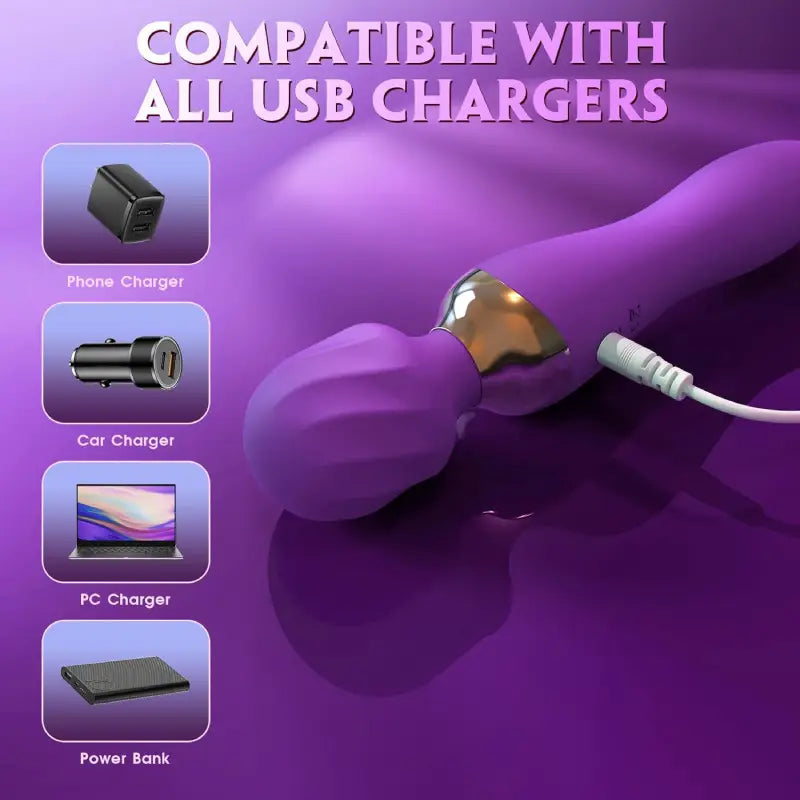 advanced purple wand vibrator