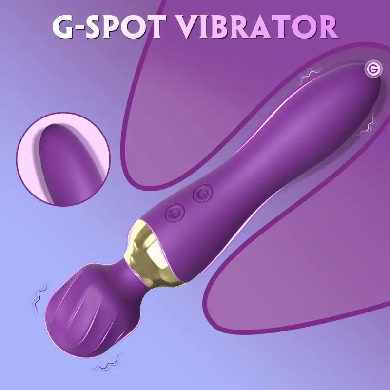 purple advanced vibrating wand