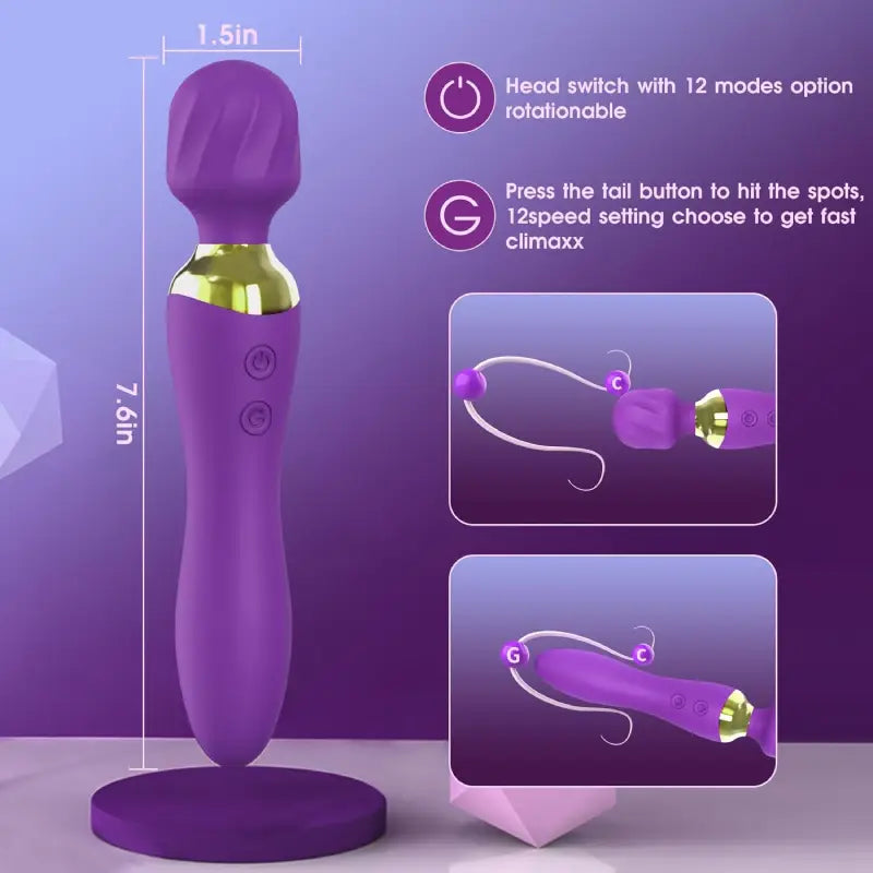 purple advanced wand operator – elegance & ecstasy in your hands!