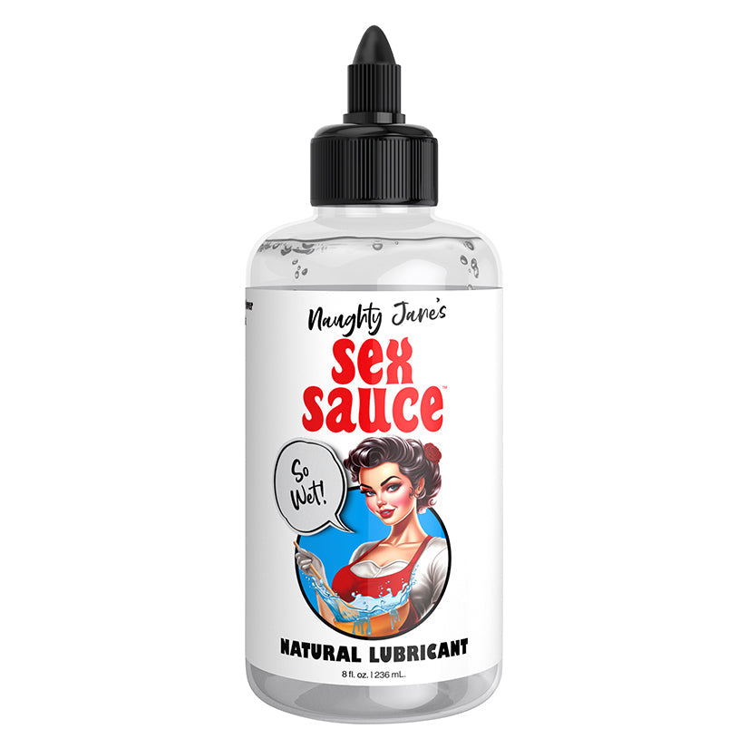 naughty jane's sex sauce natural lubricant 8oz