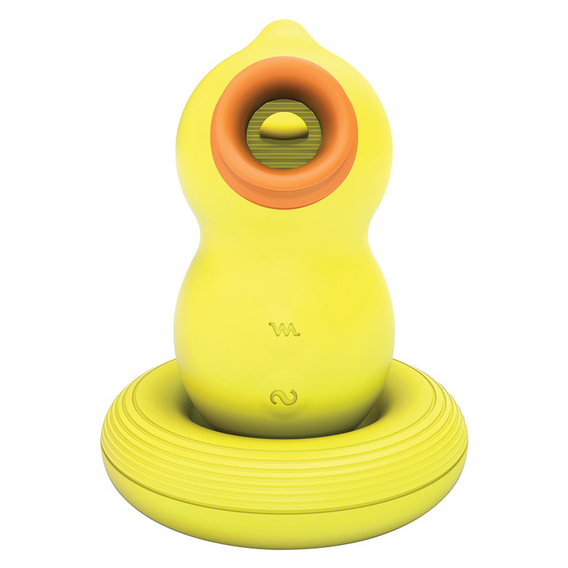 tracy's dog ducking sucking & licking rubber duck vibrator