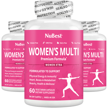 NuBest Women’s Multi - Women’s Vitality & Well-Being, 60 Vegan