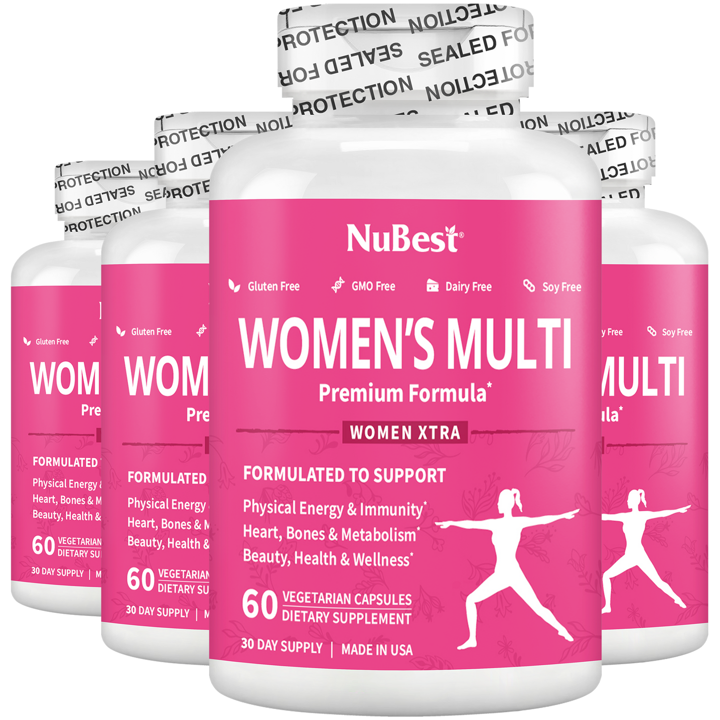 nubest women’s multi - women’s vitality & well-being, 60 vegan