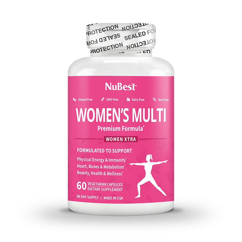 nubest women’s multi - women’s vitality & well-being, 60 vegan